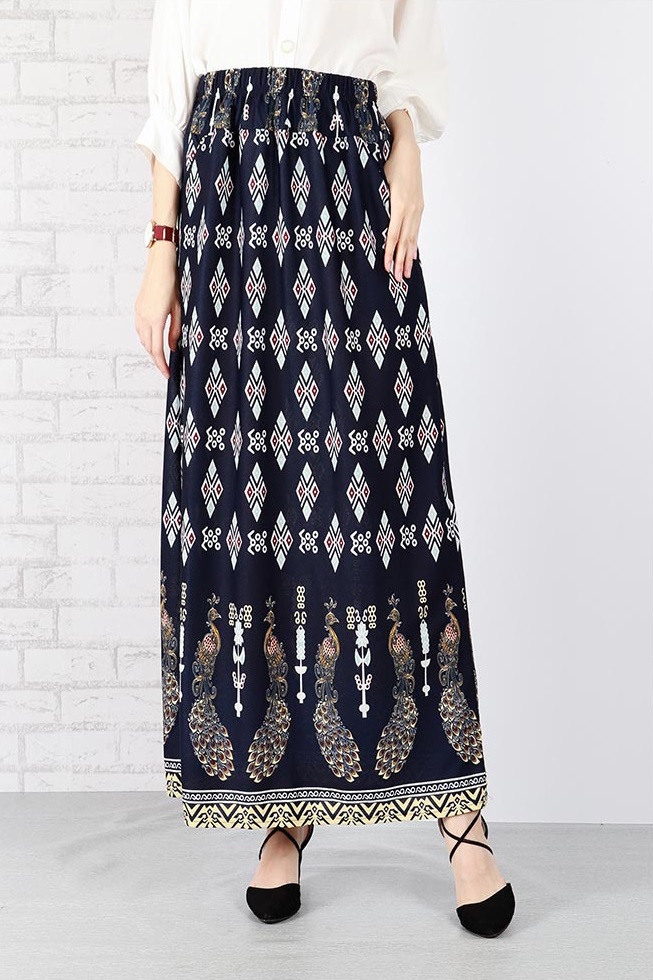 QA-651 PRINTED MAXI SKIRT 05