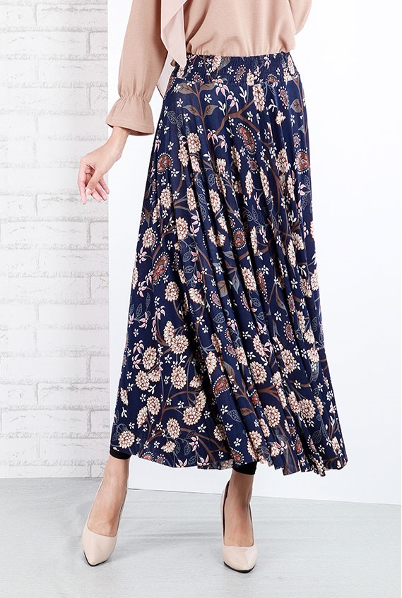 QA-652 WOMEN'S PRINTED SKIRT 06