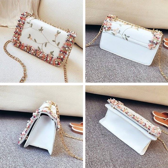 KW80471 WOMEN'S PAJATI SLING BAG WHITE