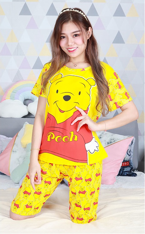 QA-664 CUTE CARTOON SLEEPWEAR POOH