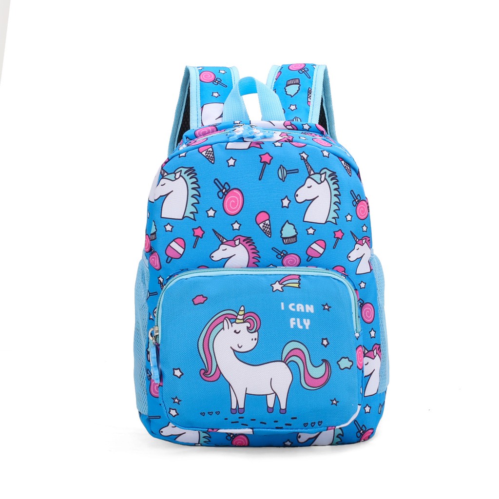 KW80473 CUTE SCHOOL BAG LIGHT BLUE