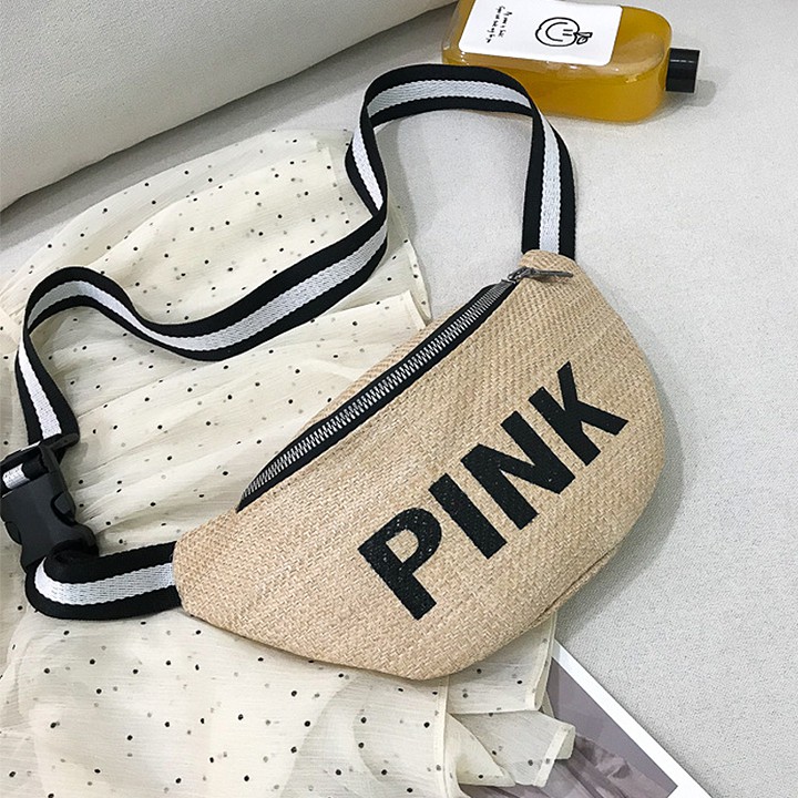 KW80483 WOMEN'S CHEST BAG PINK