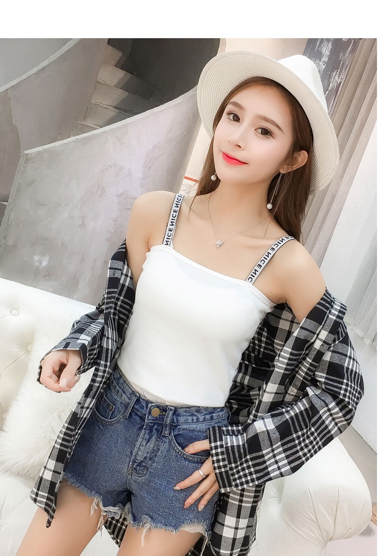 QA-674 KOREAN TANK TOP WHITE