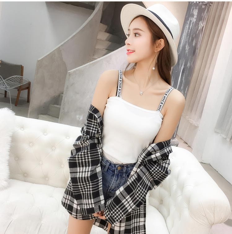 QA-674 KOREAN TANK TOP WHITE