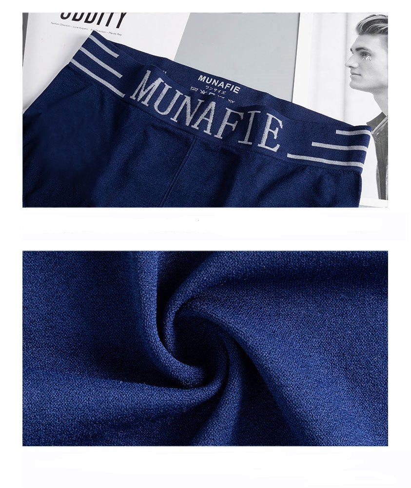 QA-671 MUNAFIE MEN FIT UNDERWEAR NAVY BLUE