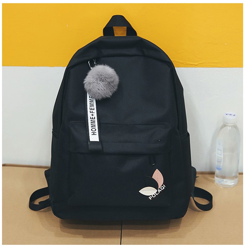 KW80501 SCHOOL BAG BLACK