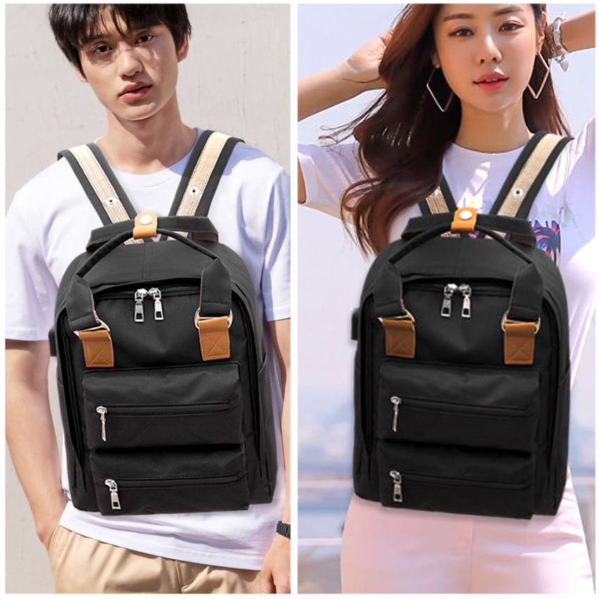 KW80506 UNISEX BACKPACK BLACK