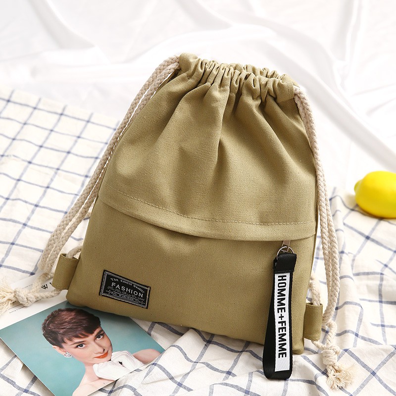 KW80511 DRAWSTRING WOMEN'S BAG KHAKI