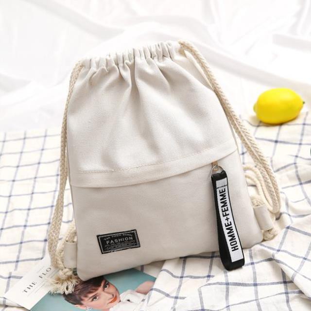 KW80511 DRAWSTRING WOMEN'S BAG WHITE