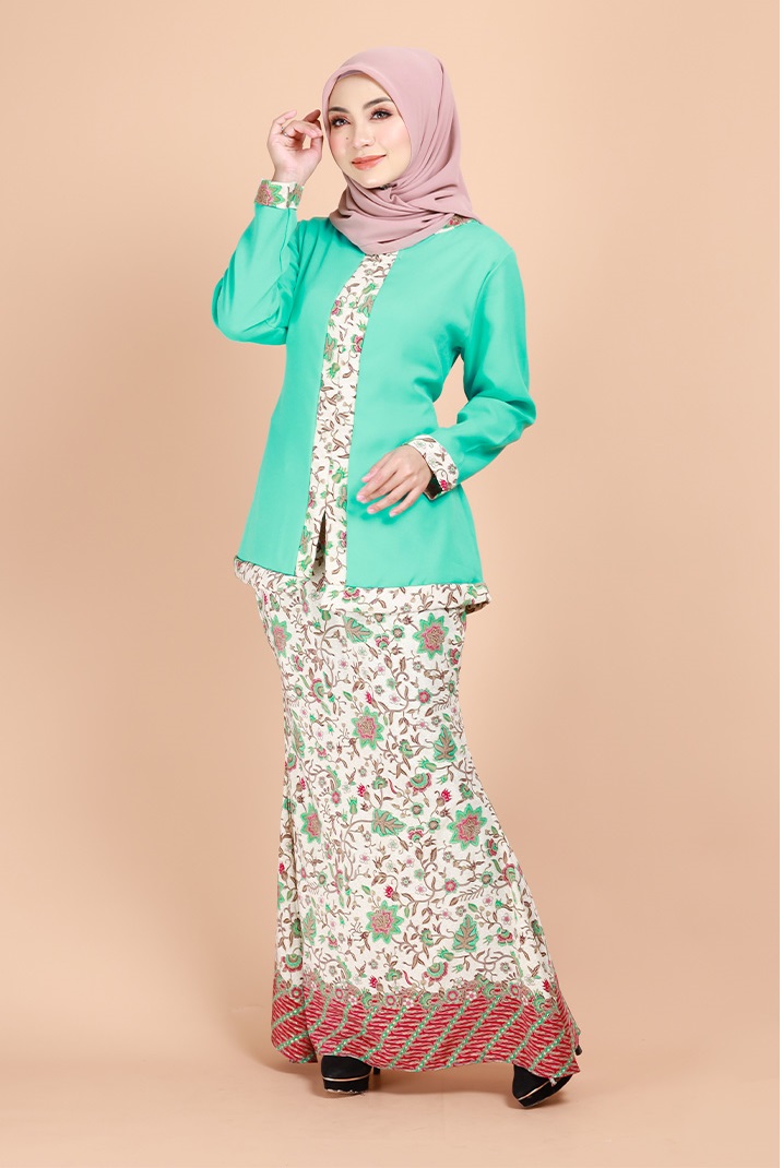 QA-691 ALEEYA MODERN KEBAYA TURQUOISE