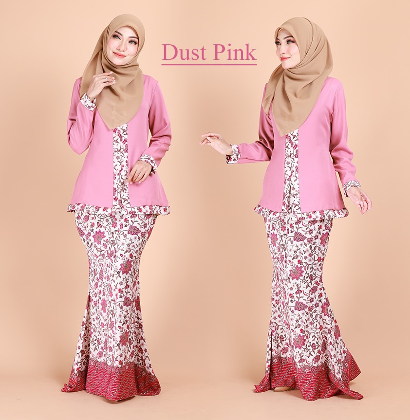 QA-691 ALEEYA MODERN KEBAYA DUST PINK