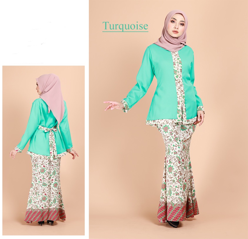 QA-691 ALEEYA MODERN KEBAYA TURQUOISE