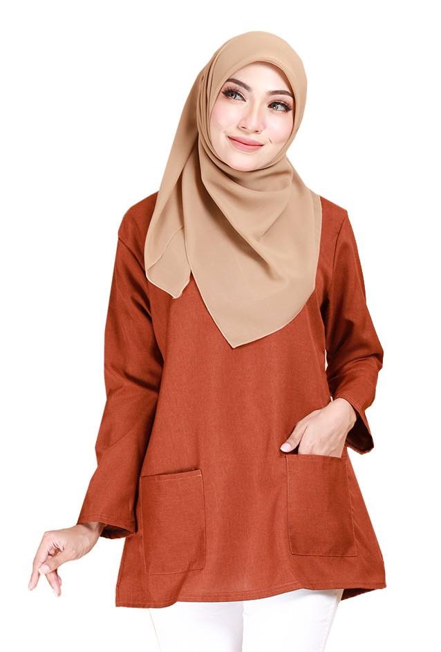 QA-692 BASIC WOMEN'S BLOUSE AS PICTURE