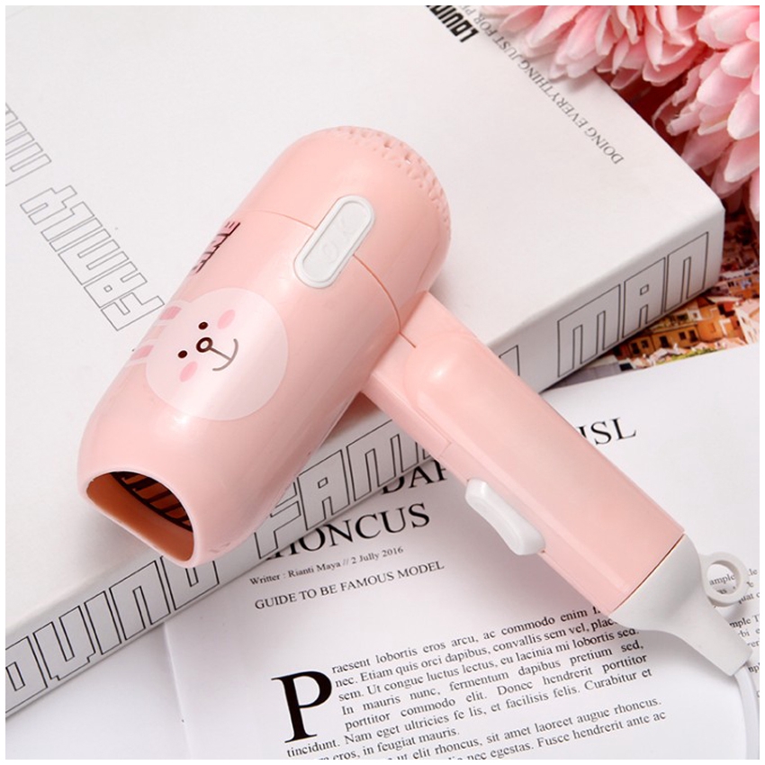 KW80517 CUTE HAIR DRYER PINK RABBIT