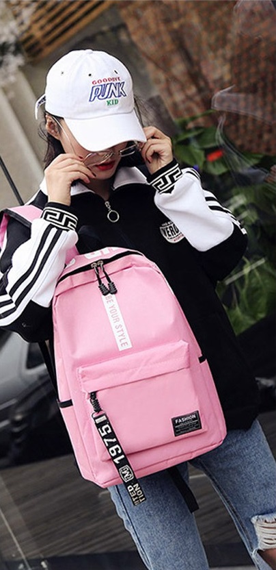 KW80534 BACKPACK STYLE LIGHT PINK