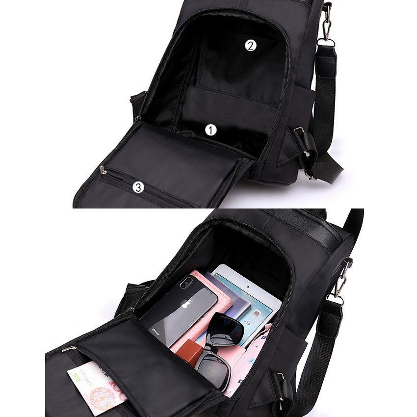 KW80535 CASUAL BACKPACK BLACK