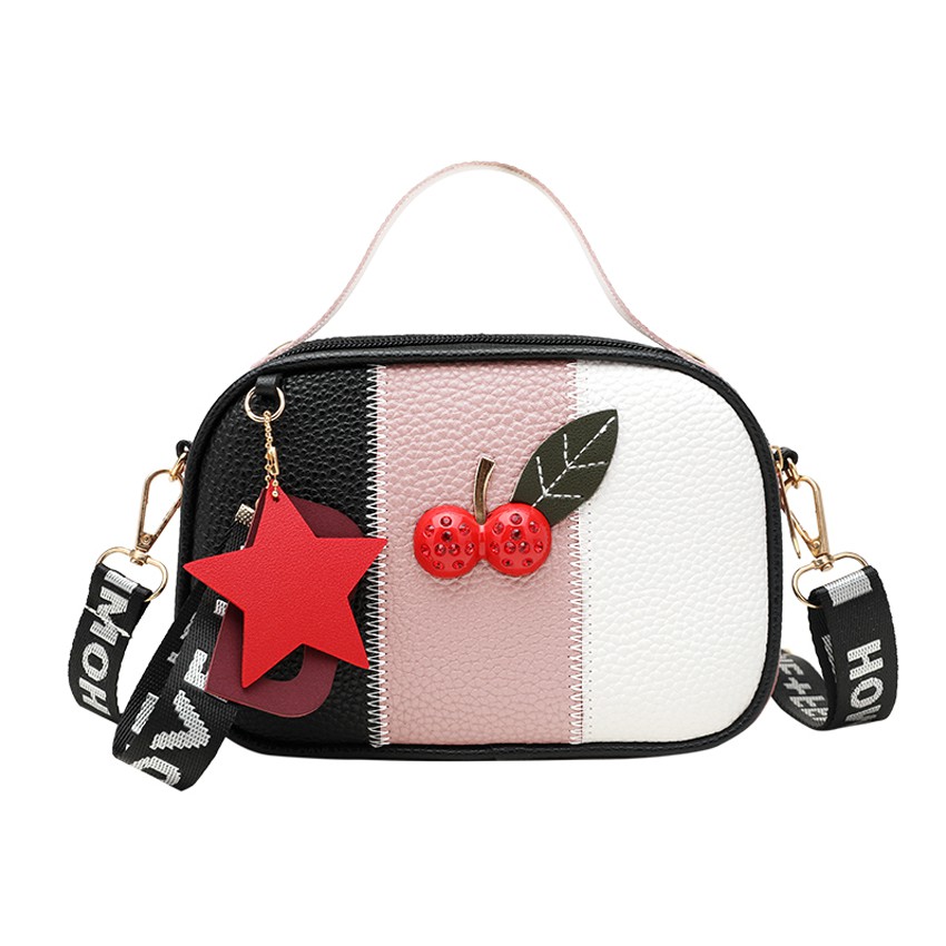 KW80573 CUTE BERRY SLING BAG LIGHT PINK