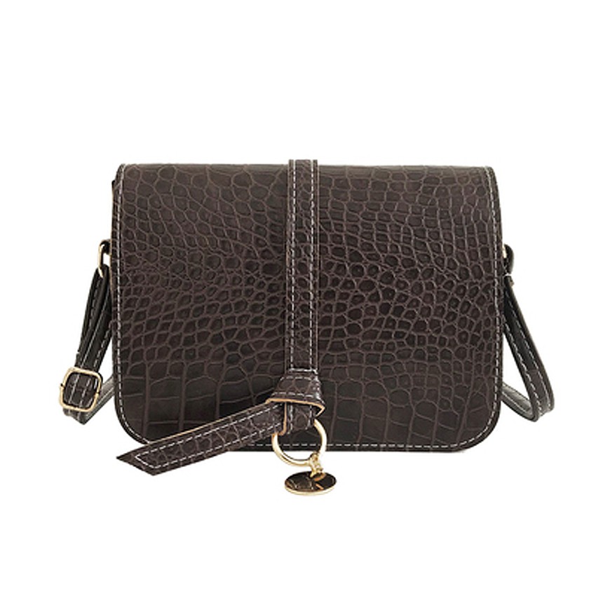 KW80576 WOMEN'S CROSSBODY BAG DARK BROWN