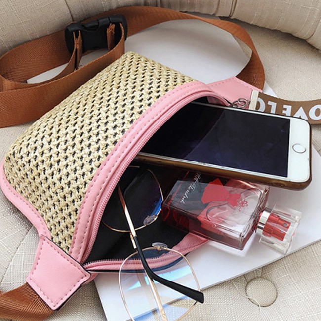 KW80586 CASUAL SLING BAG PINK