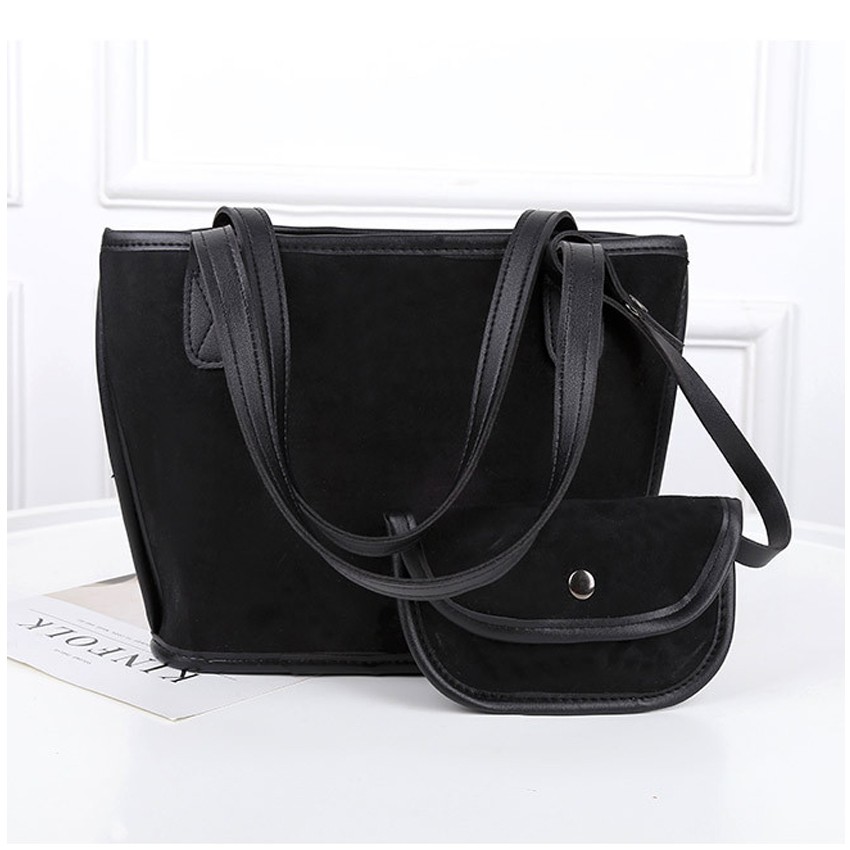 KW80608 2 IN 1 WOMEN'S BAG BLACK