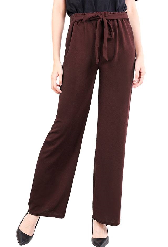 QA-709 WOMEN'S PANTS BROWN