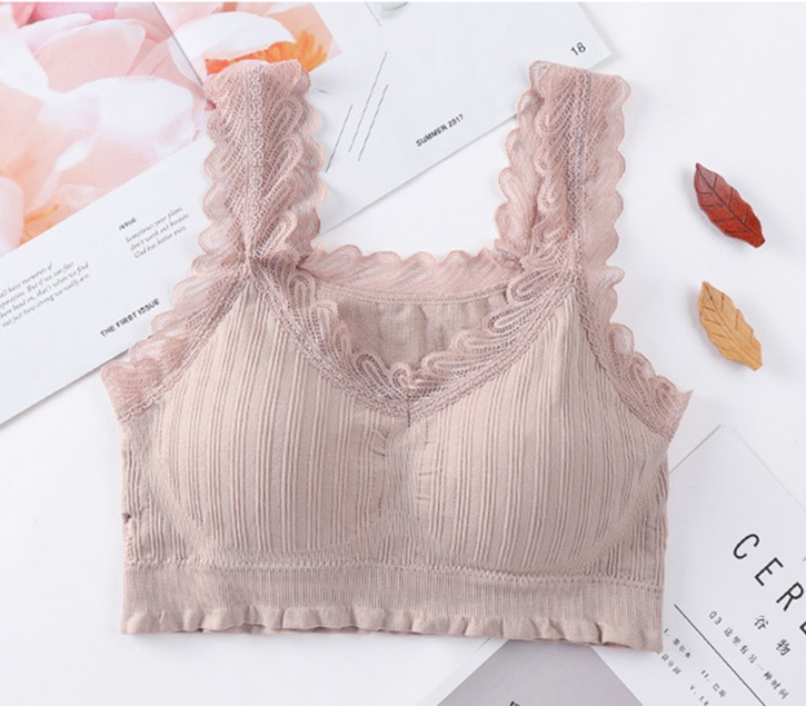 QA-702 LACE BRALETTE KHAKI