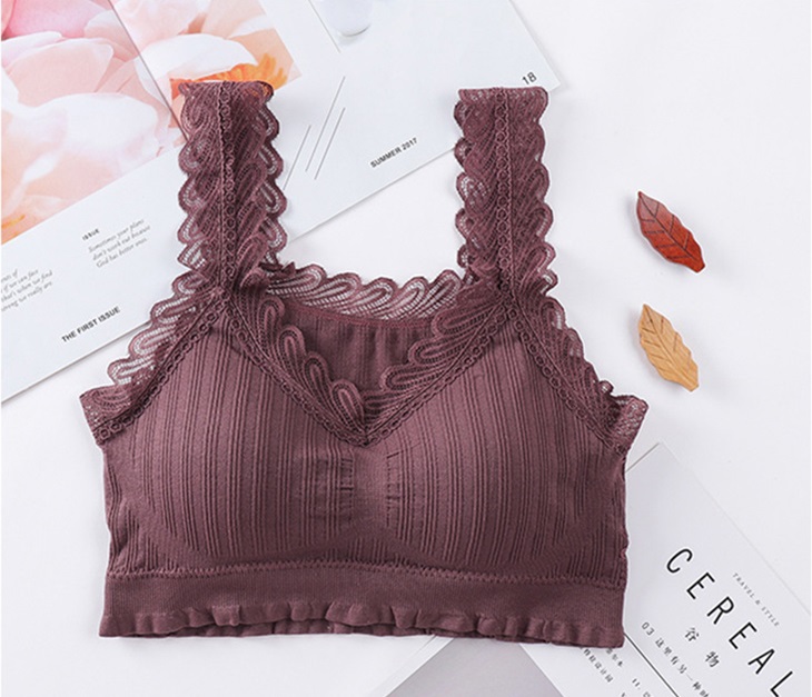 QA-702 LACE BRALETTE PURPLE