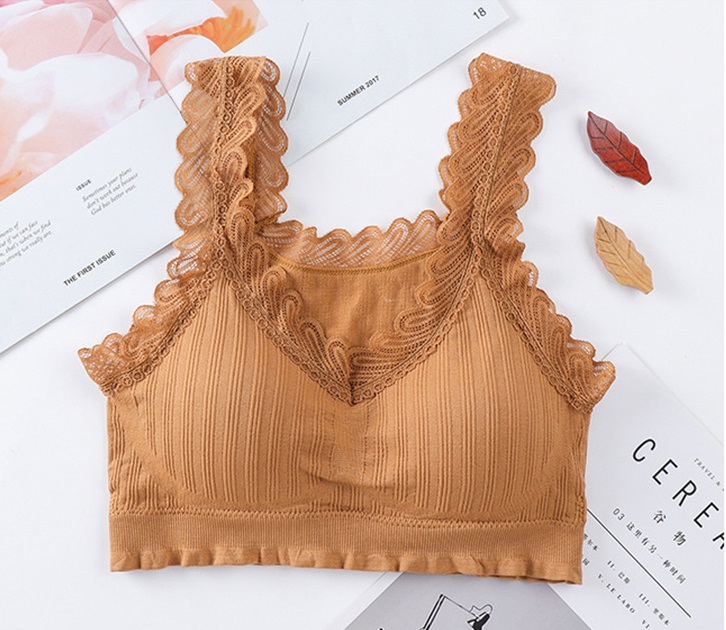 QA-702 LACE BRALETTE YELLOW