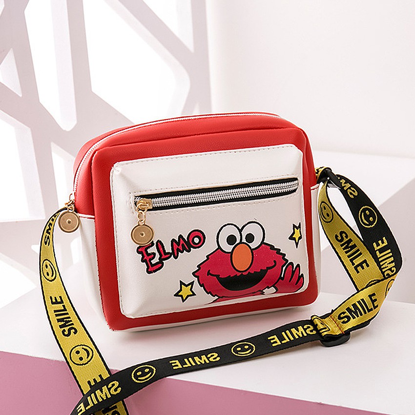 KW80618 ELMO SMILE SLING BAG RED