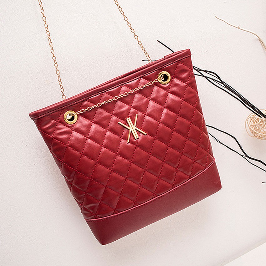 KW80640 WOMEN'S ELEGANT HANDBAG RED