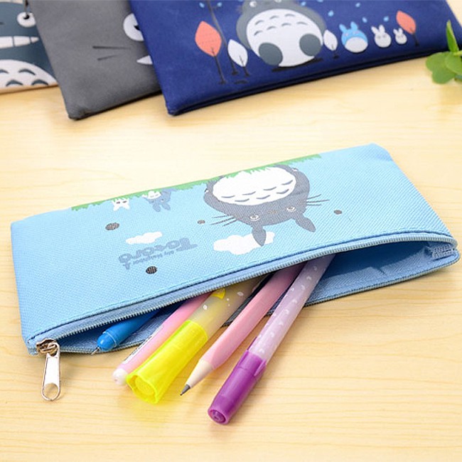 KW80651 TOTORO POUCH BAG LIGHT BLUE