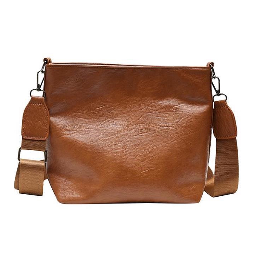 KW80654 WOMEN'S HANDBAG BROWN