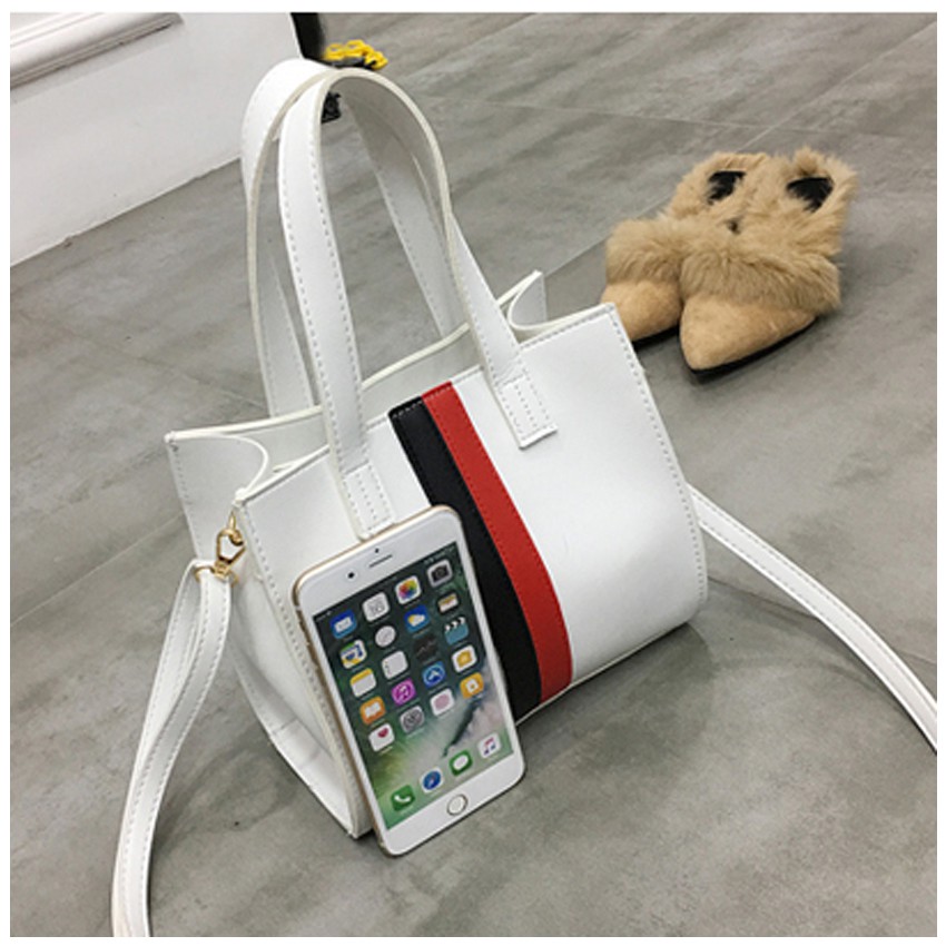 KW80656 CASUAL TOTE BAG WHITE