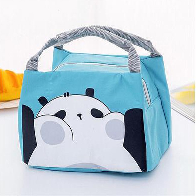 KW80670 CUTE LUNCH BAG BLUE PANDA