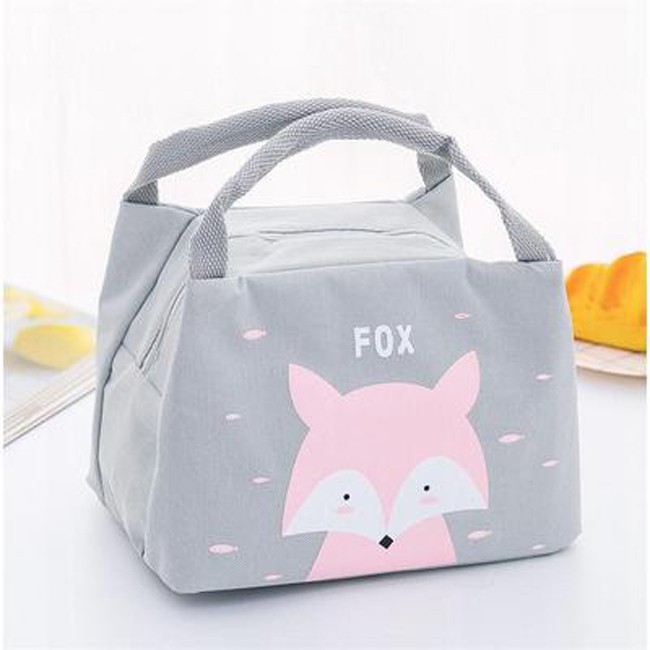 KW80670 CUTE LUNCH BAG GREY FOX