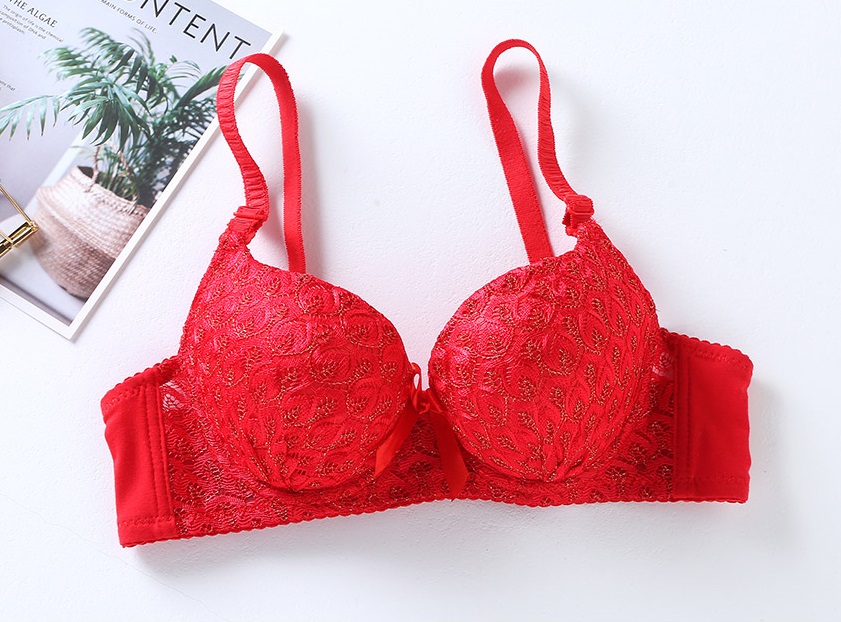 QA-715 SEXY WIRED BRA RED