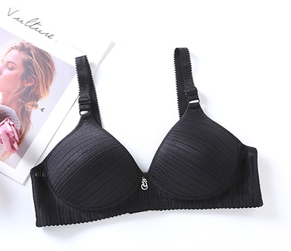 QA-719 WOMEN'S BASIC BRA BLACK