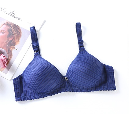 QA-719 WOMEN'S BASIC BRA BLUE