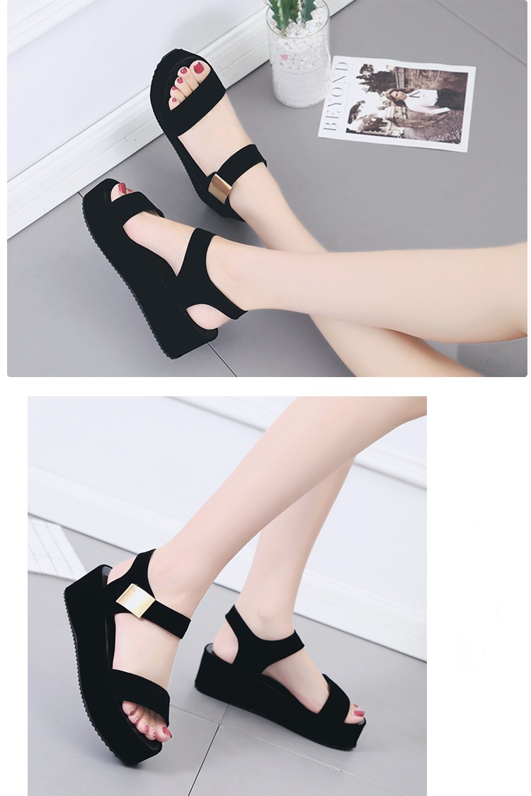 QA-720 TRENDY SHOES BLACK