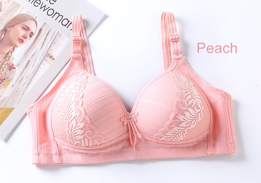 QA-717 NON WIRED BRA PEACH