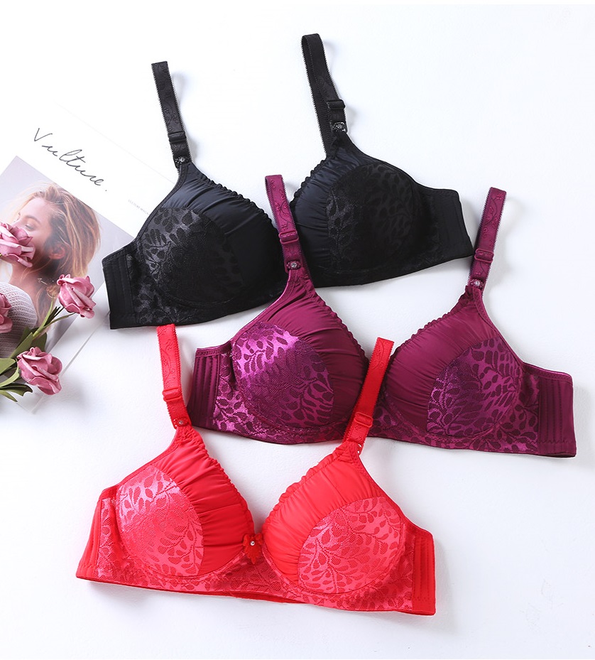 QA-718 SEXY LACE BRA BLACK