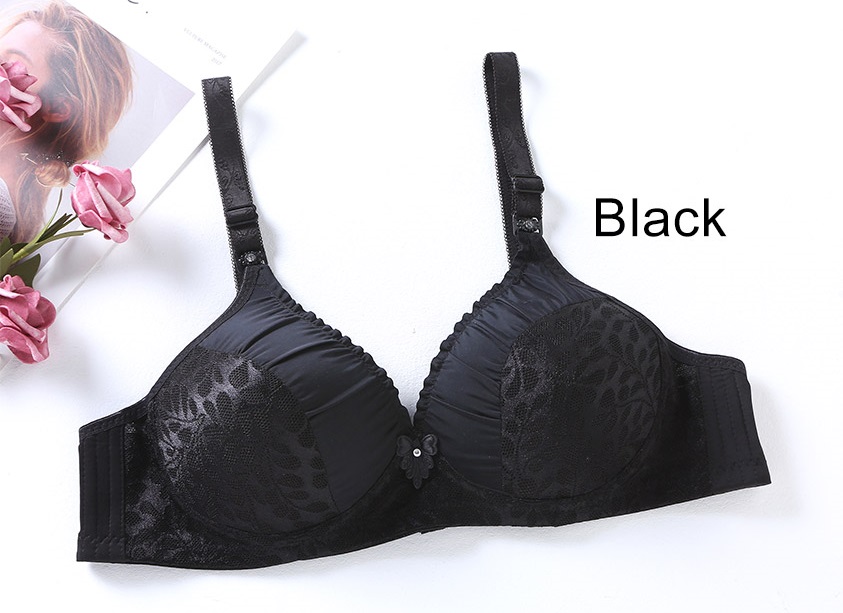 QA-718 SEXY LACE BRA BLACK