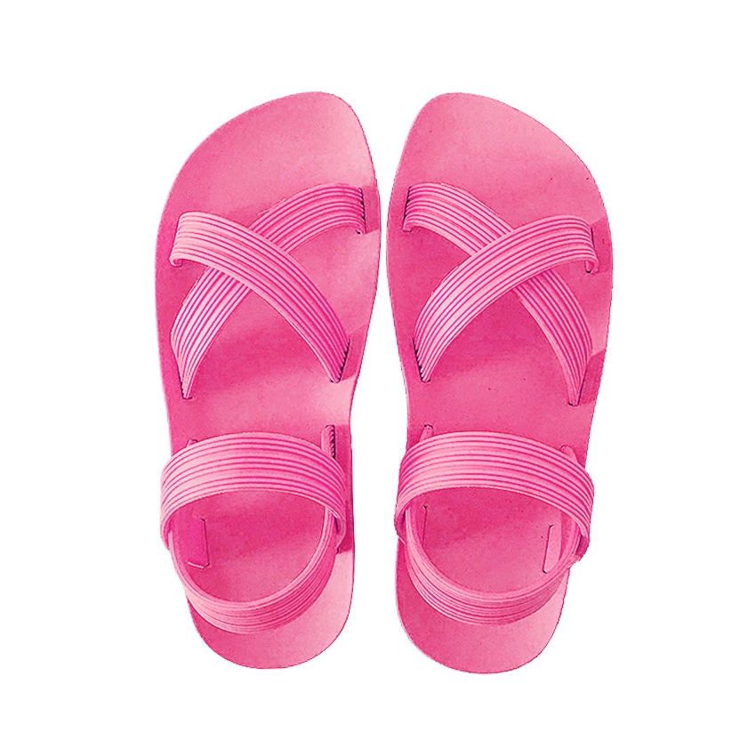 KW80681 TRENDY LADIES SANDAL HOT PINK