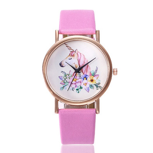 KW80695 TRENDY UNICORN WATCHES PINK