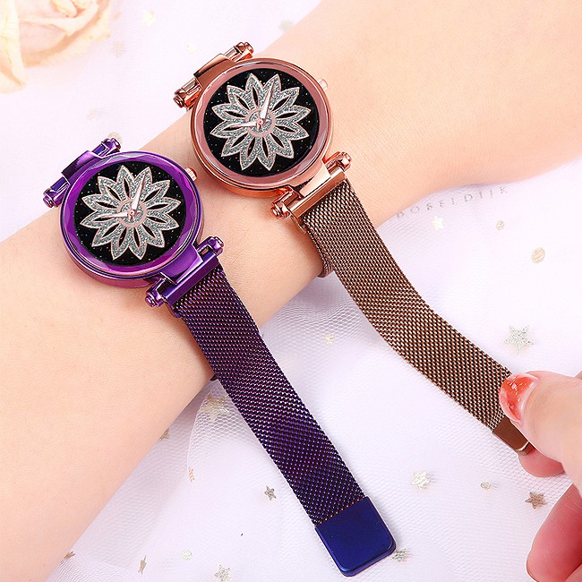 KW80697 WOMEN'S MAGNETIC WATCHES PURPLE