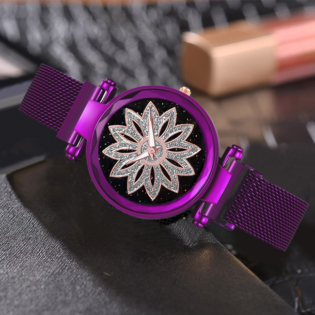 KW80697 WOMEN'S MAGNETIC WATCHES PURPLE