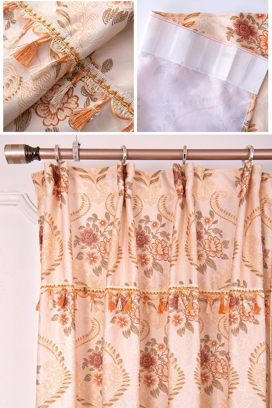 QA-721 CLASSIC STYLE CURTAIN CREAM