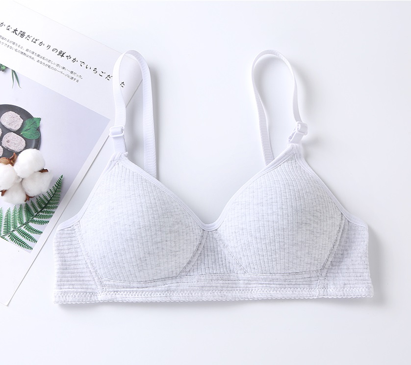 QA-744 NON WIRE BRA WHITE