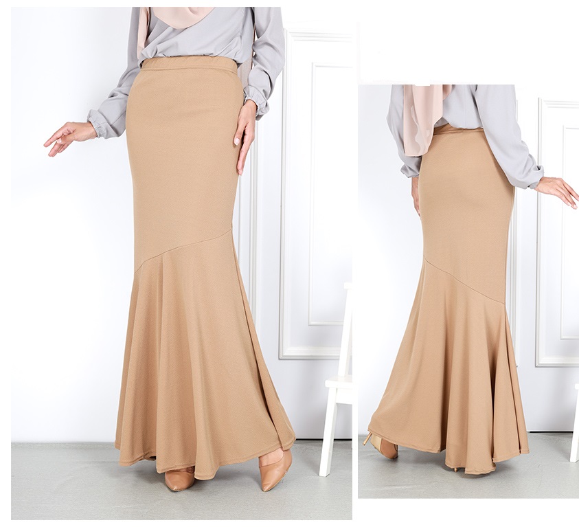 QA-748 WOMEN'S DUYUNG SKIRT KHAKI