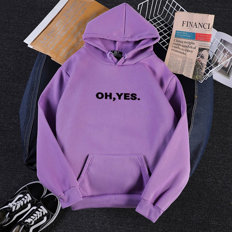 KW80730 OH YES HOODIE PURPLE